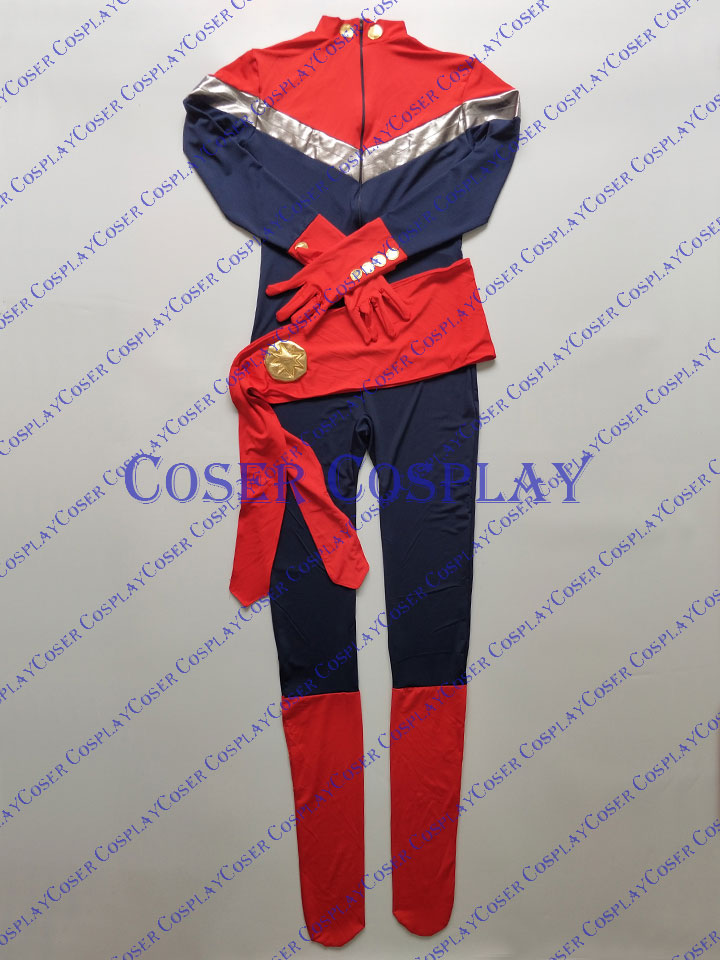 2019 Captain Marvel Carol Danvers Sexy Halloween Costumes 0421